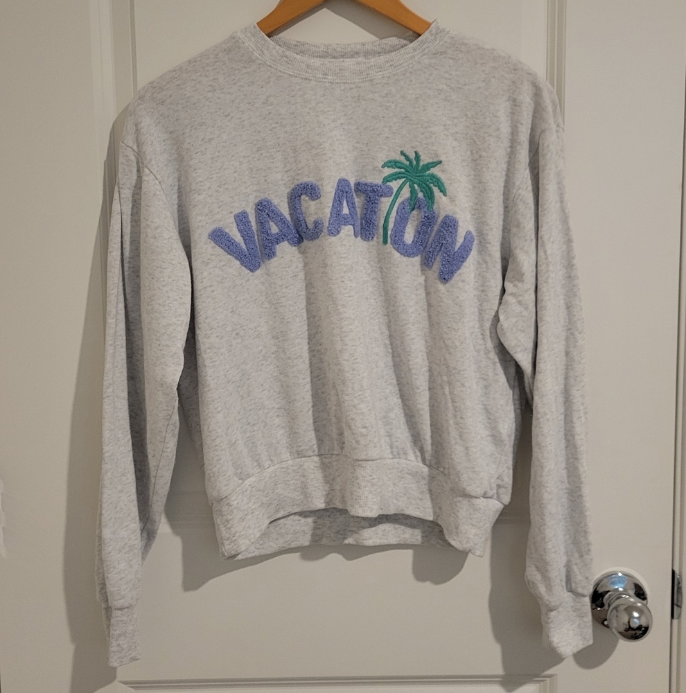P.J. Salvage Vacay Vibes "Vacation" Sweatshirt Size XS
